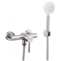 Wall Mounted Rainfall Antique Stainless Steel Hot/Cold Water bathroom Mixer Shower faucet